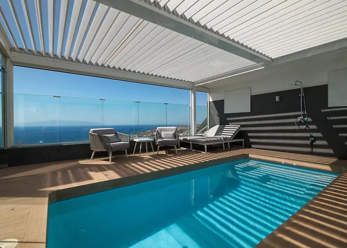 ヴィラ Luxury Private With Heated Pool And Amazing Ocean View アデヘ